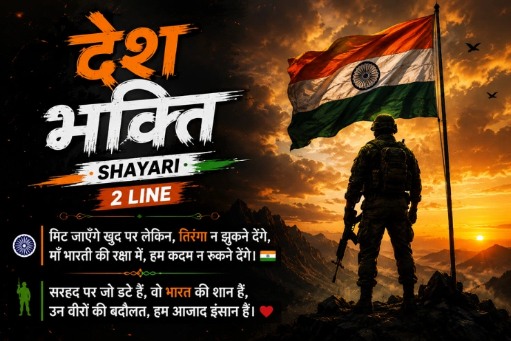 Desh Bhakti Shayari 2 LINE