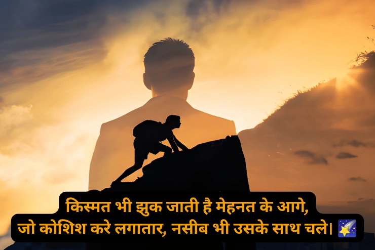 Kismat Mehnat Shayari (किस्मत मेहनत शायरी)