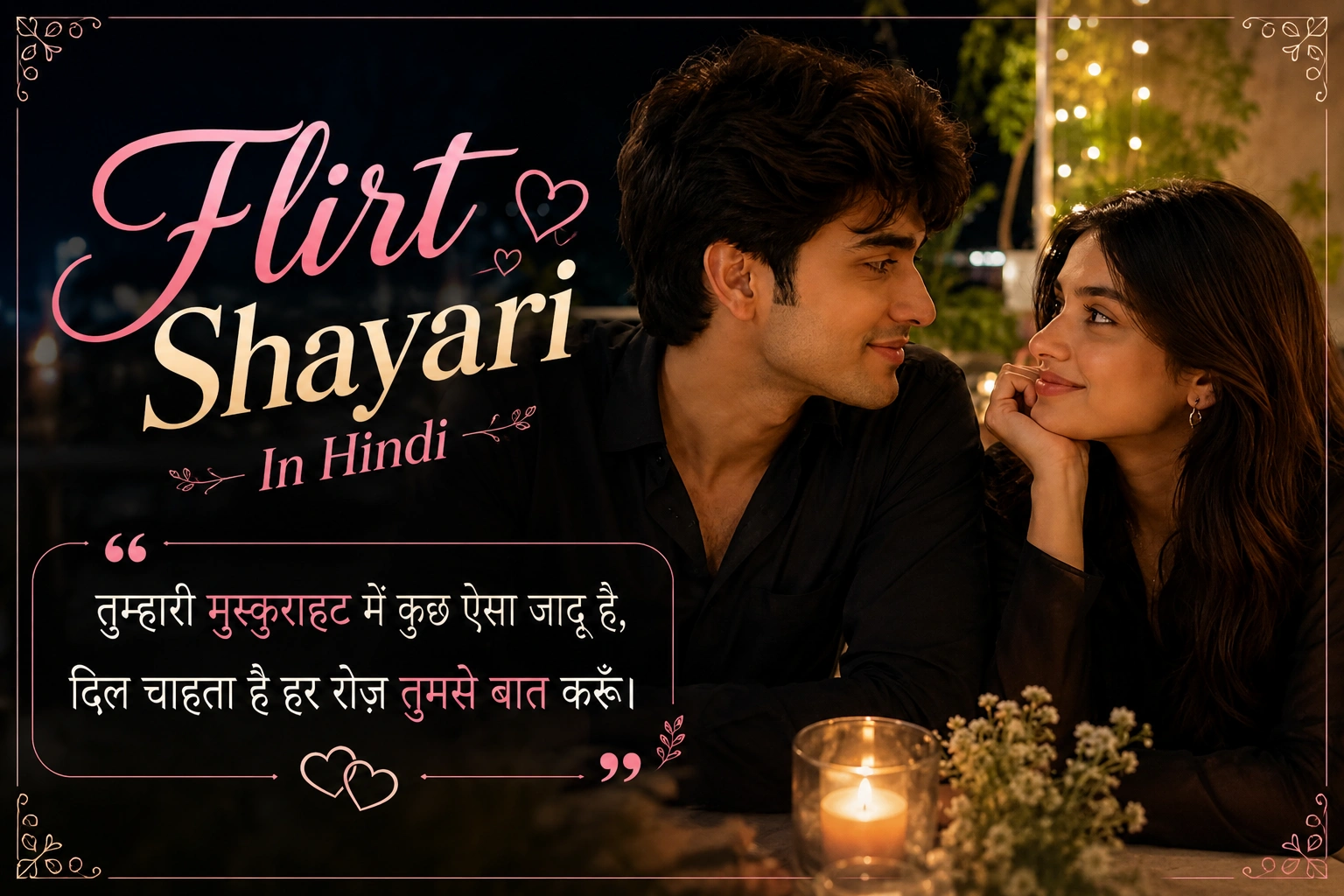 Flirt Shayari In Hindi