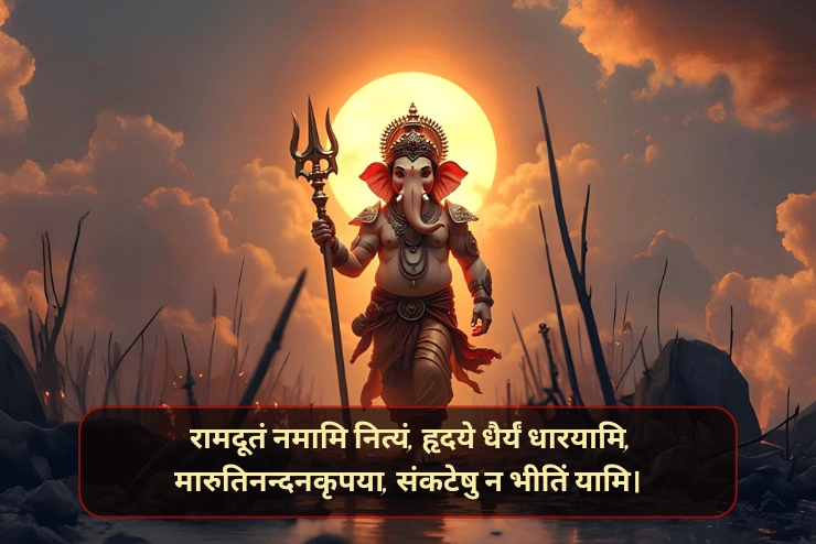 Hanuman Ji Shayari 2 LINE Attitude Sanskrit