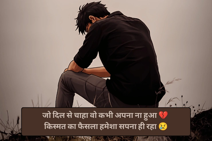 Heart Touching Kismat Dard Sad Shayari