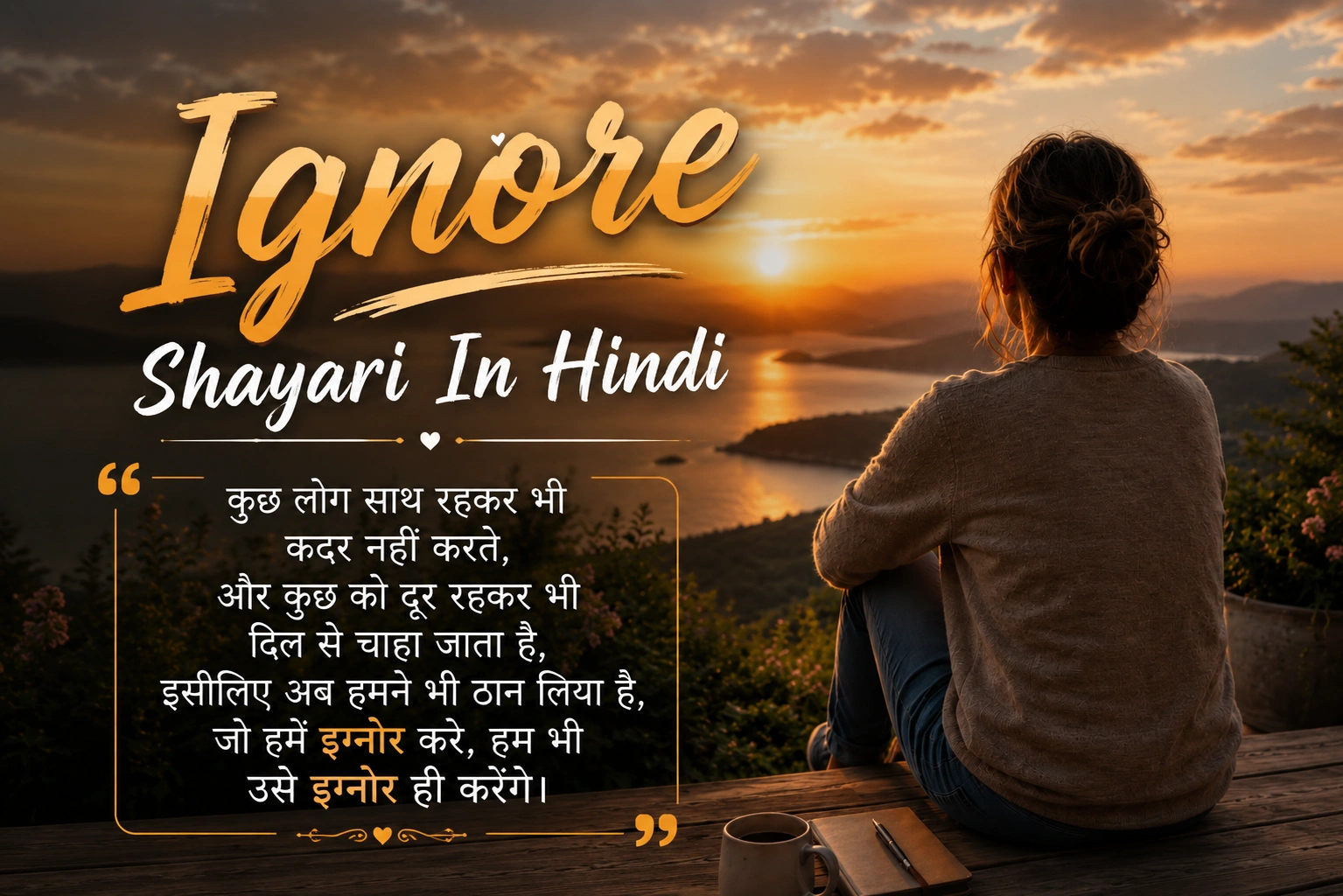 Ignore Shayari In Hindi