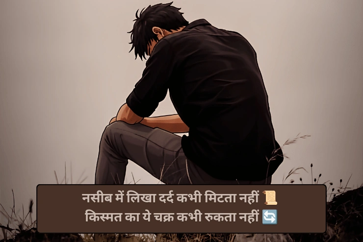 Naseeb Kismat Dard Sad Shayari