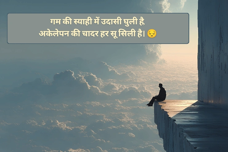 उदासी अकेलापन शायरी