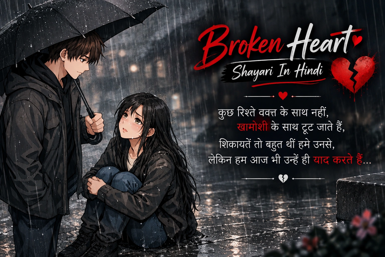 Broken Heart Shayari In Hindi