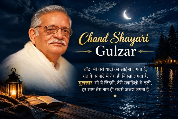 Chand Shayari Gulzar