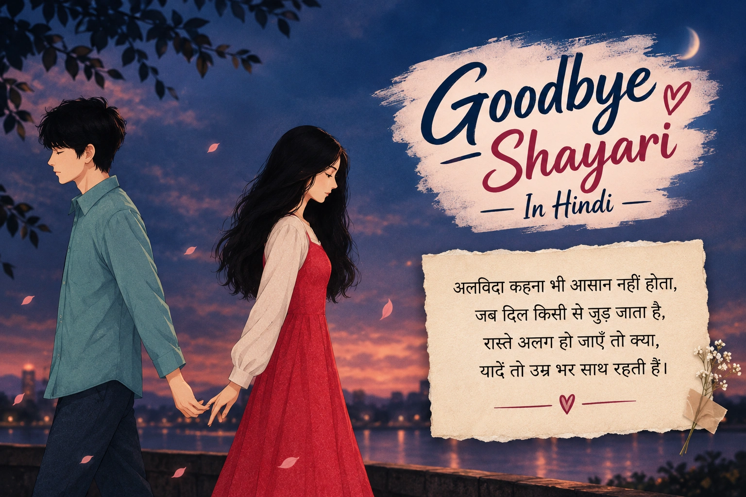 Goodbye Shayari In Hindi