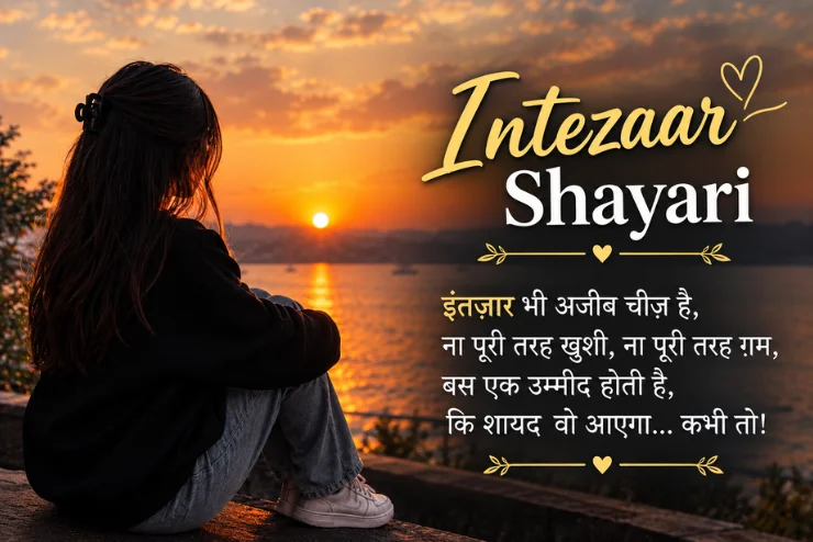 Intezaar Shayari