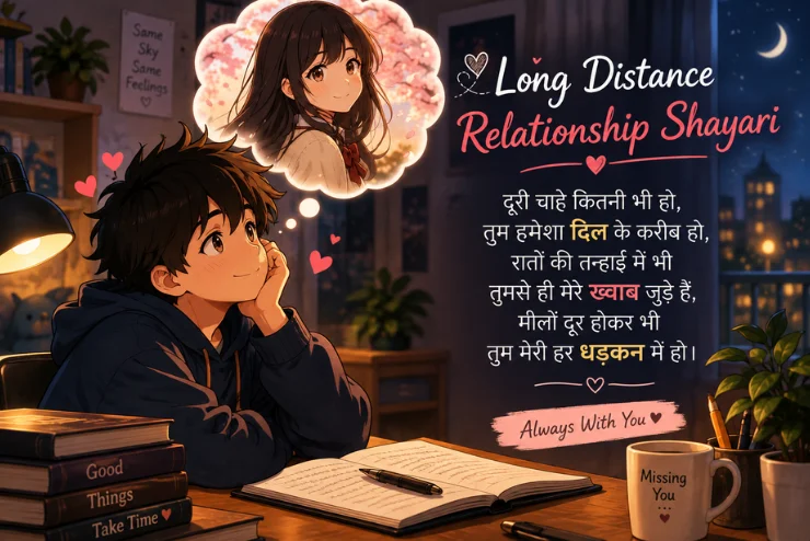 Long Distance Relationship Shayari