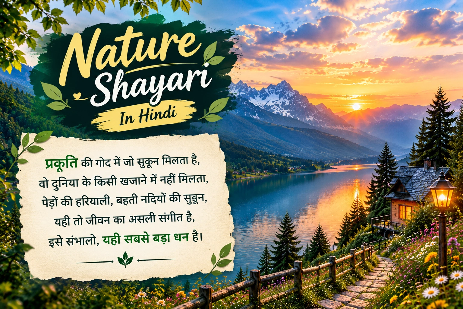 Nature Shayari In Hindi