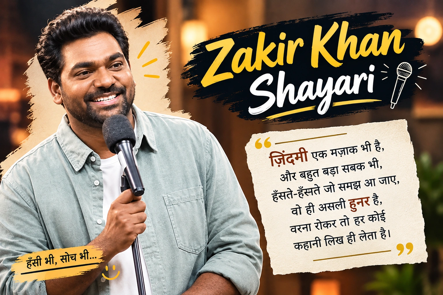 Zakir Khan Shayari