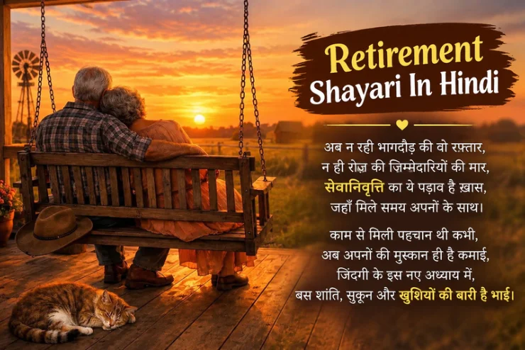 Retirement Shayari In Hindi