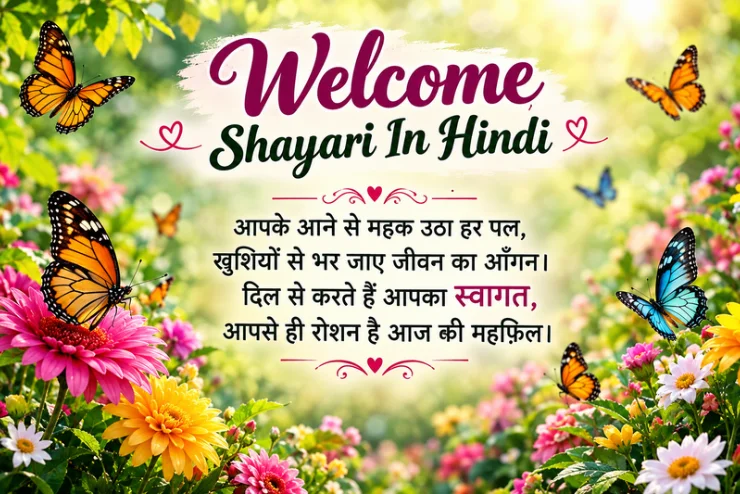 Welcome Shayari In Hindi